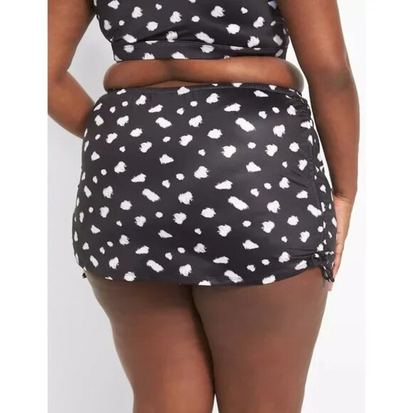 Lane Bryant Adjustable Drawstring Swim Skirt 26 - Picture 2 of 4